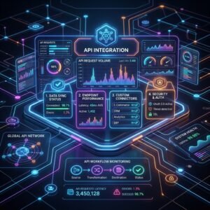 Connected API server setup representing API Gateway Integration
