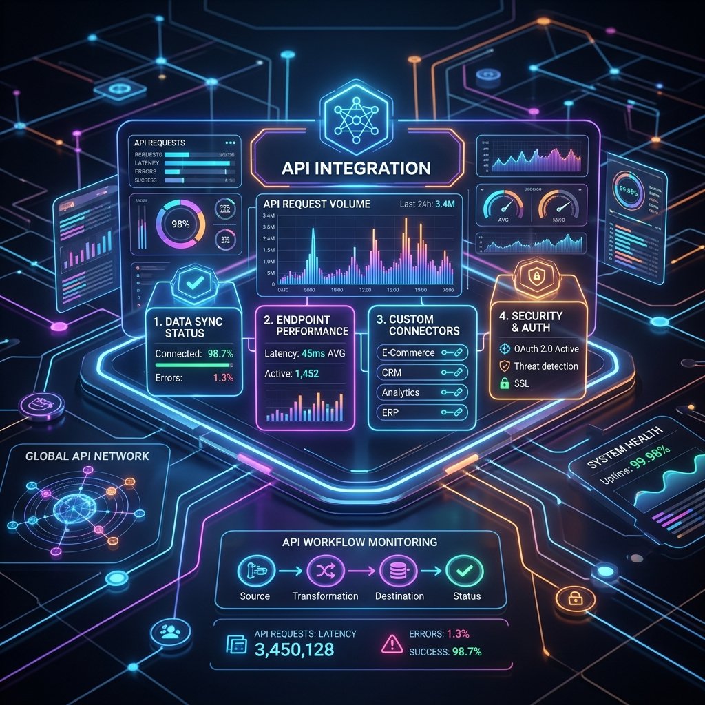 Connected API server setup representing API Gateway Integration