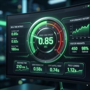 Speed dial and memory modules representing WordPress Caching Strategies