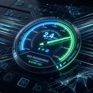 High speed web performance dashboard showcasing how to Optimize WordPress Core Web Vitals
