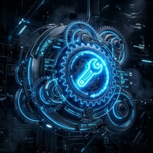 Secure gear representing WordPress User Roles and database permissions