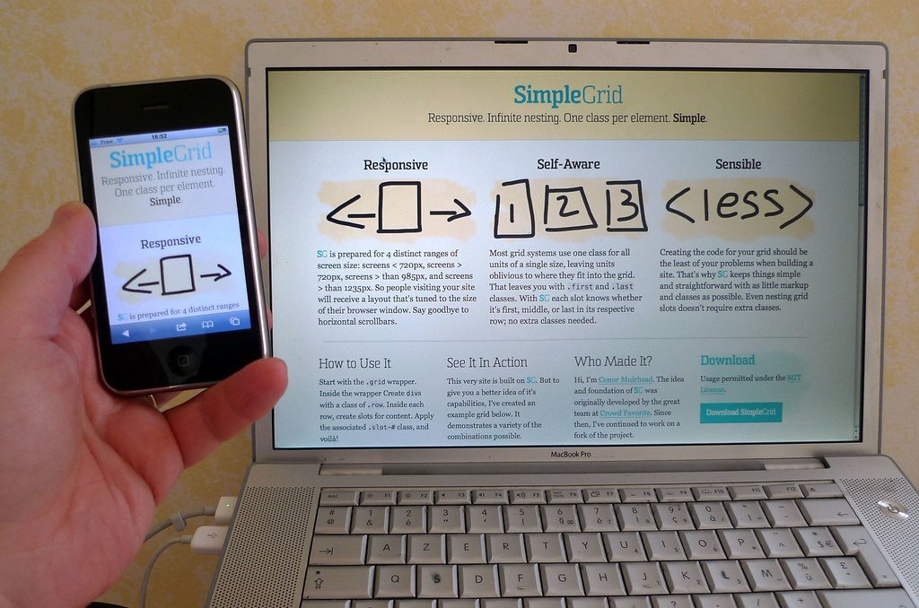 Responsive layout used for a WordPress navigation menu UX checklist